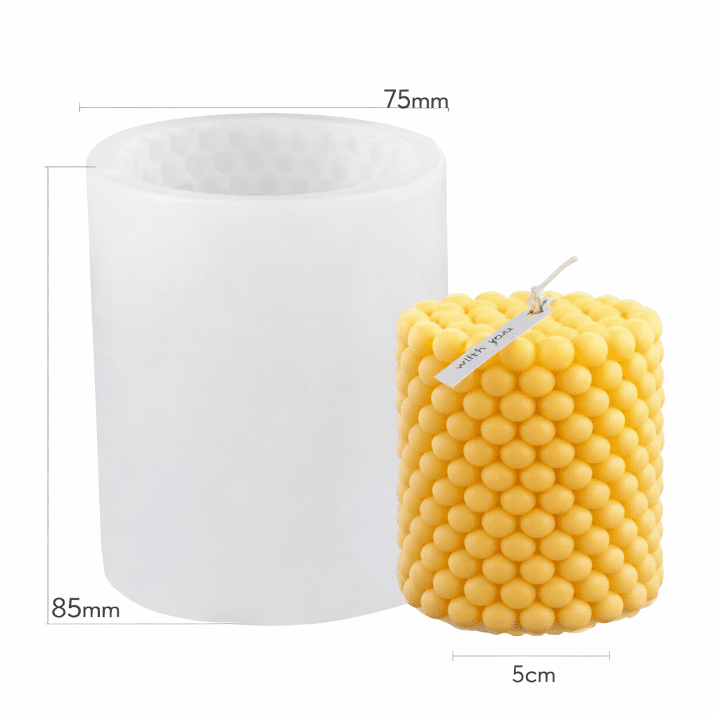 Kaars mal - Bolletjes Cilinder M - Afbeelding 2