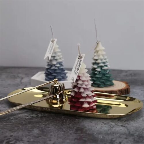 Kaars mal - Dennenboom Kerstboom - Afbeelding 3