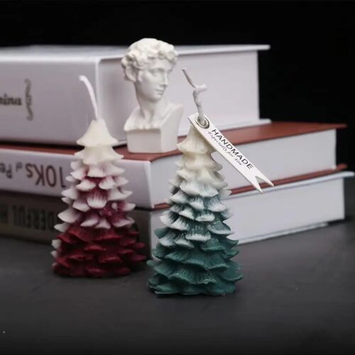 Kaars mal - Dennenboom Kerstboom - Afbeelding 4