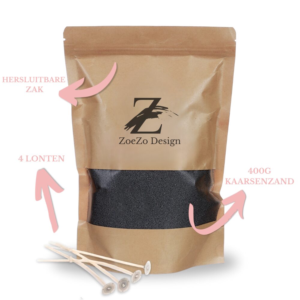 Kaarsenzand Zwart - Afbeelding 4