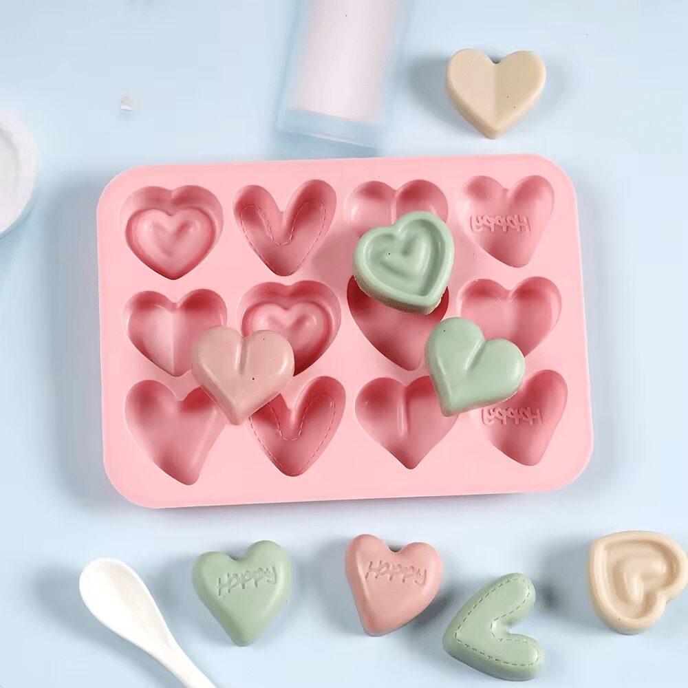 Kaars mal - Hartjes Mat - Afbeelding 3