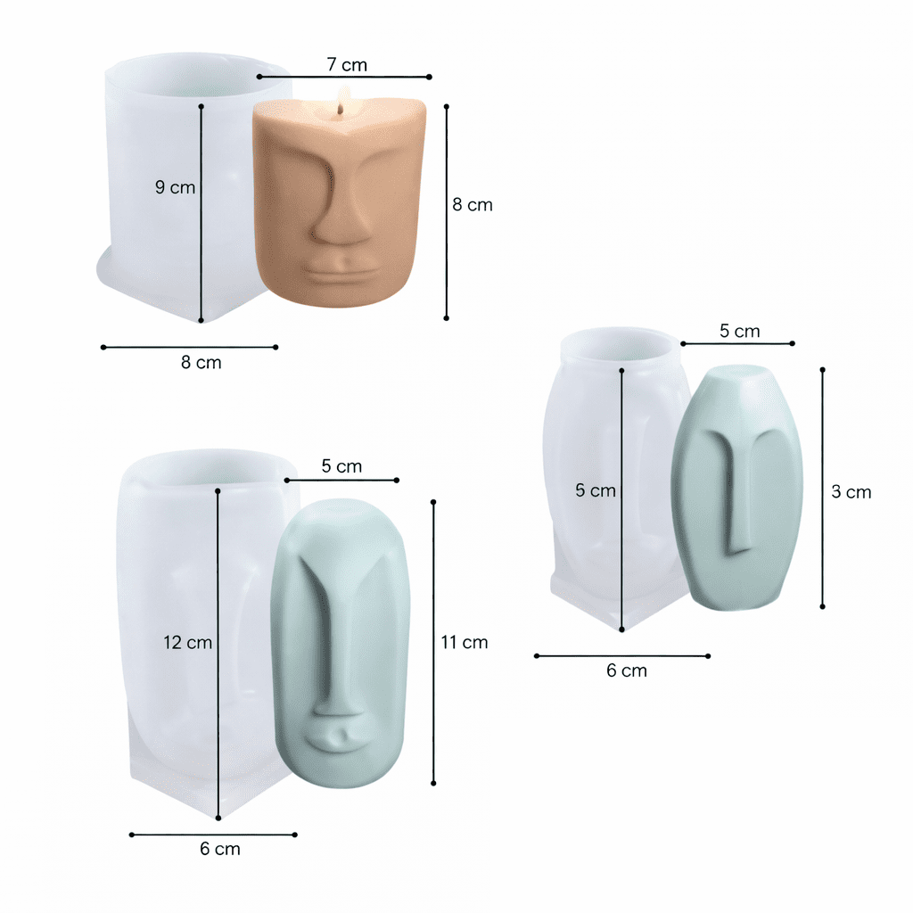 Kaars mal - Nordic Set 3 Stuks - Afbeelding 2