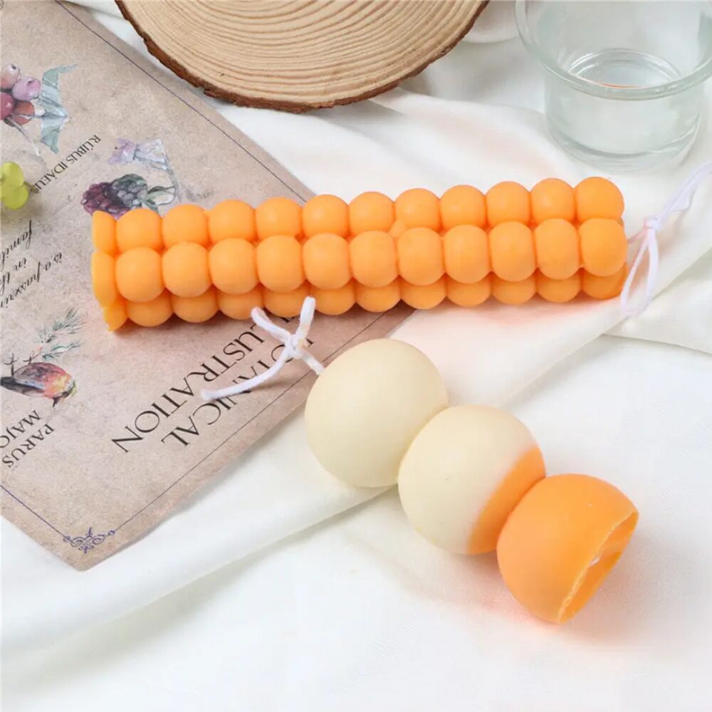 Kaars mal - 3 Bolletjes Cilinder - Afbeelding 3