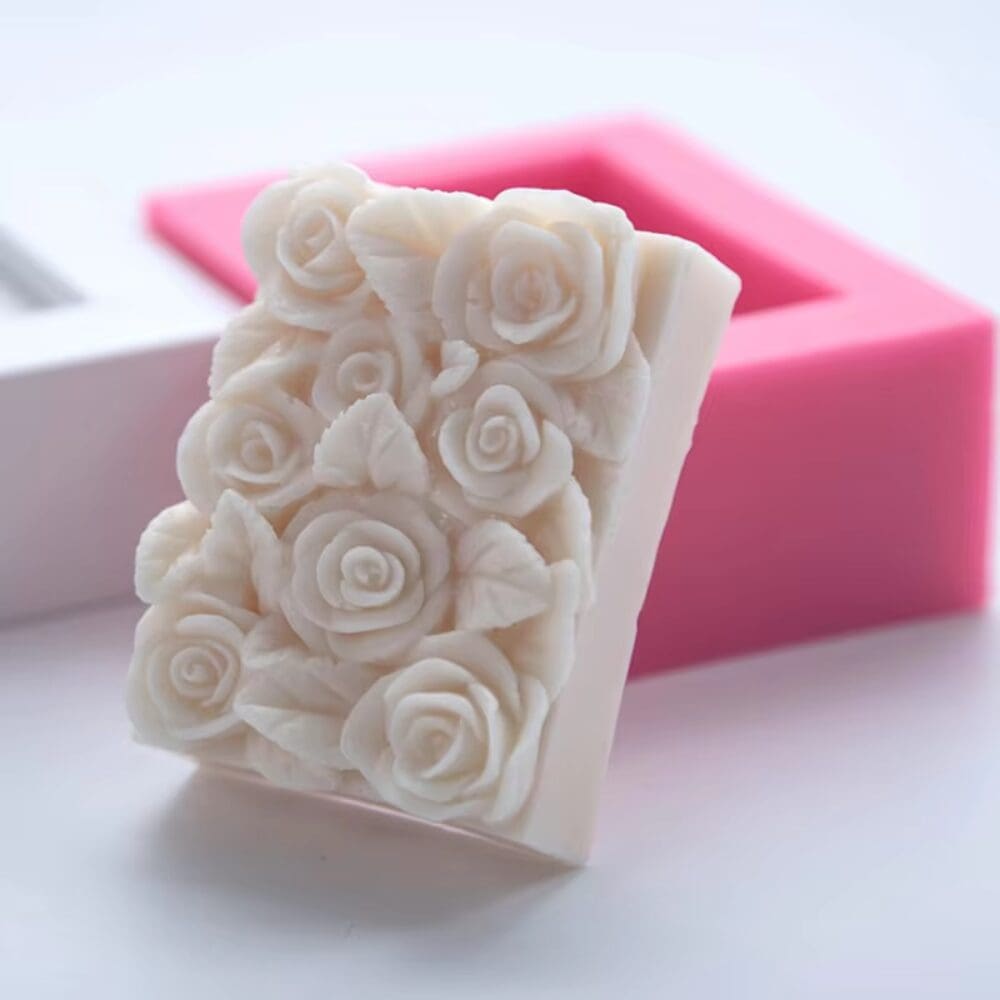 Kaars mal - Rozen Blok - Afbeelding 3