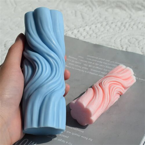 Kaars mal - Cilinder Golvend - Afbeelding 3