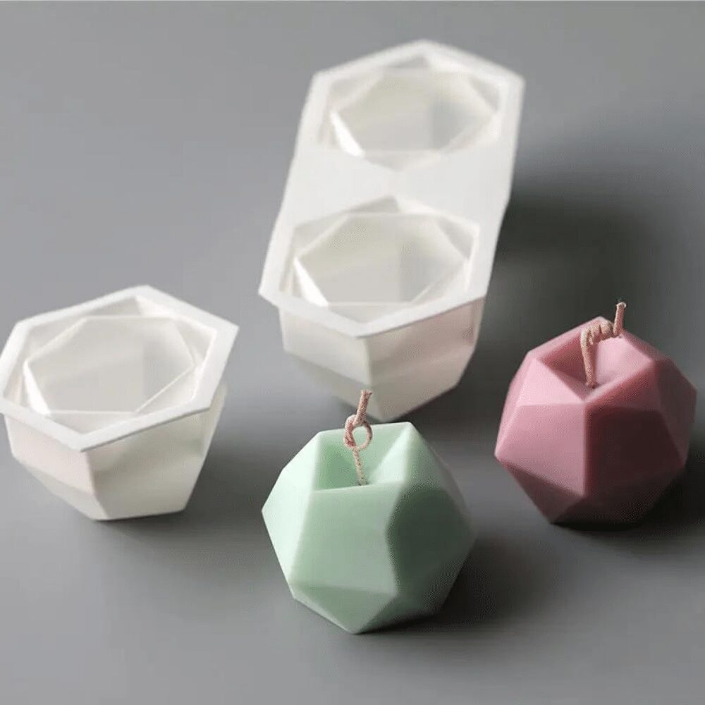 Kaars mal - Diamant Set 2 Stuks - Afbeelding 3