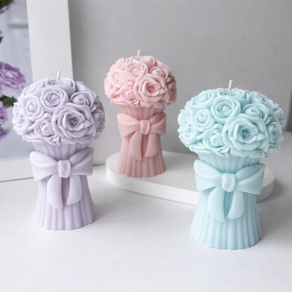 Kaars mal - Bloemen Boeket - Afbeelding 3