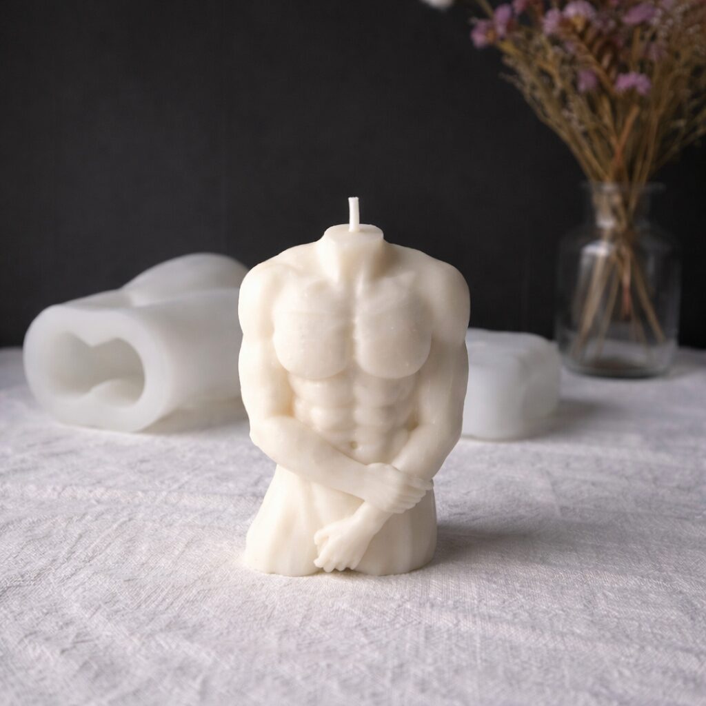 Kaars mal - Man Torso - Afbeelding 3