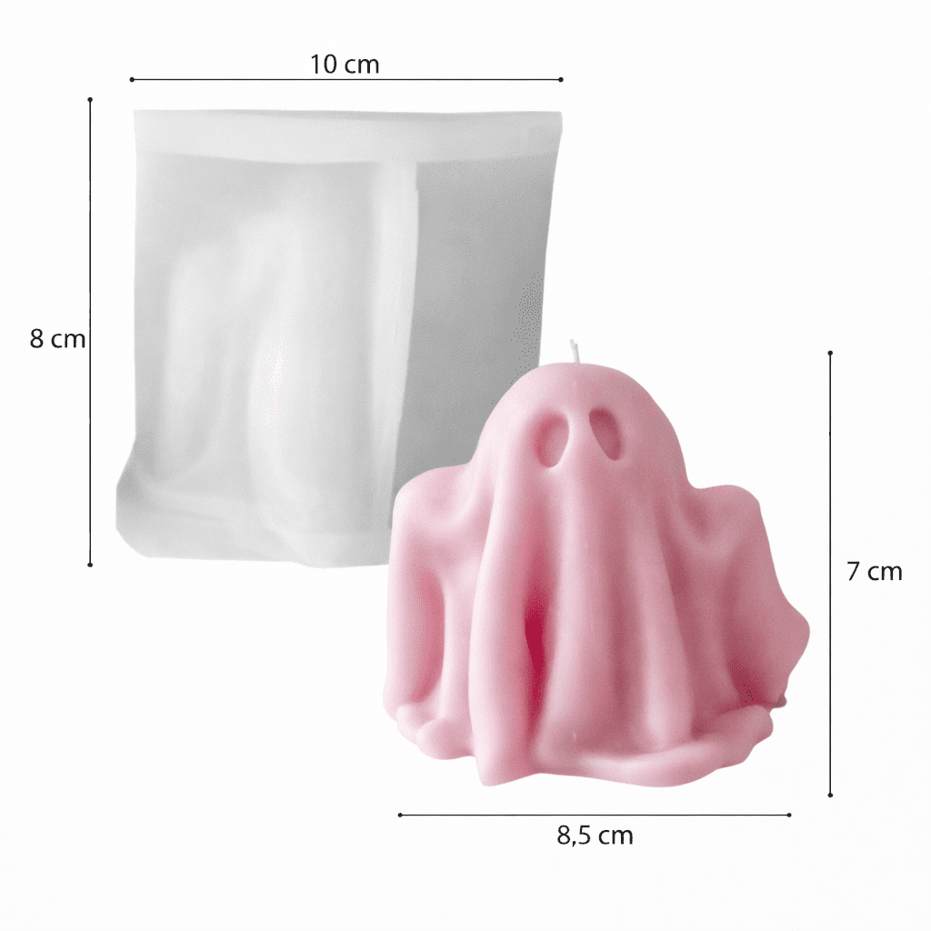 Kaars mal - Griezelige Spook - Afbeelding 2
