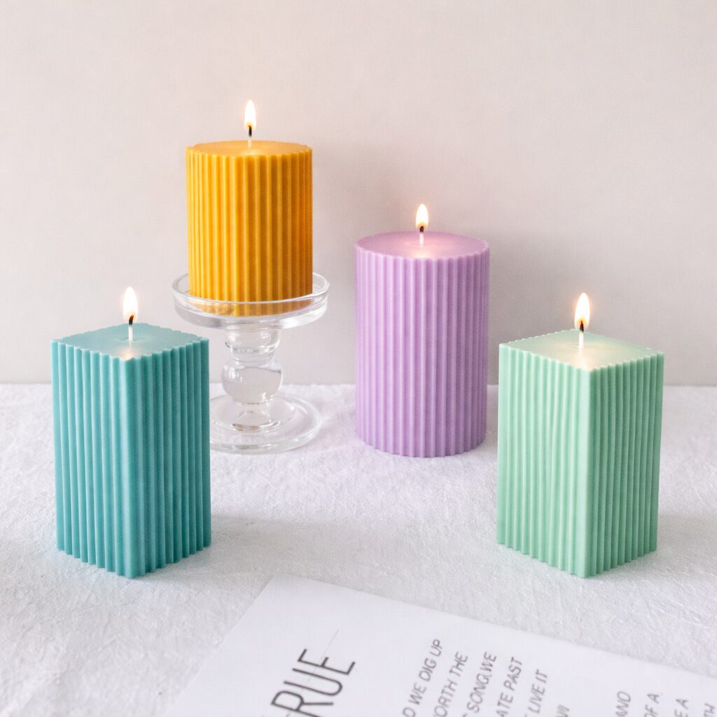 Kaars mal - Kubus Groot - Afbeelding 3