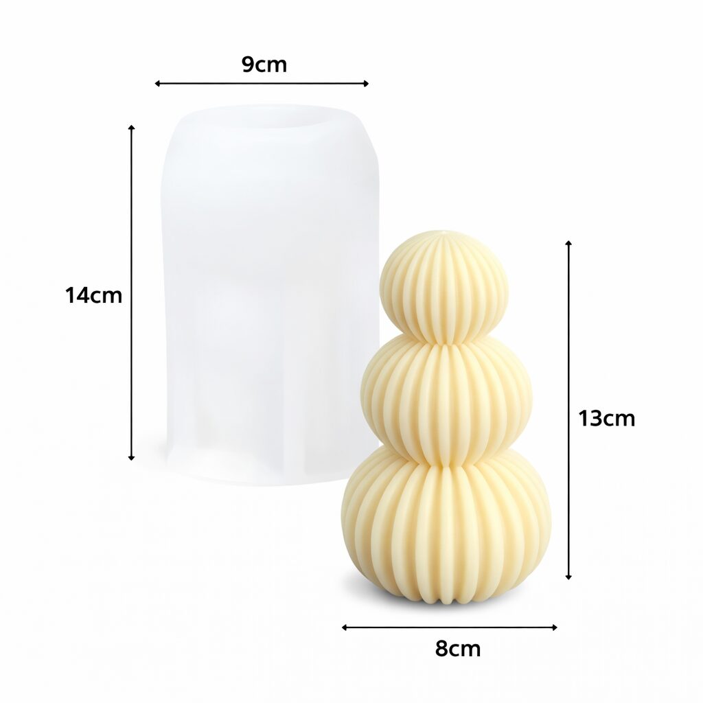 Kaars mal - Bolletjes Toren - Afbeelding 2