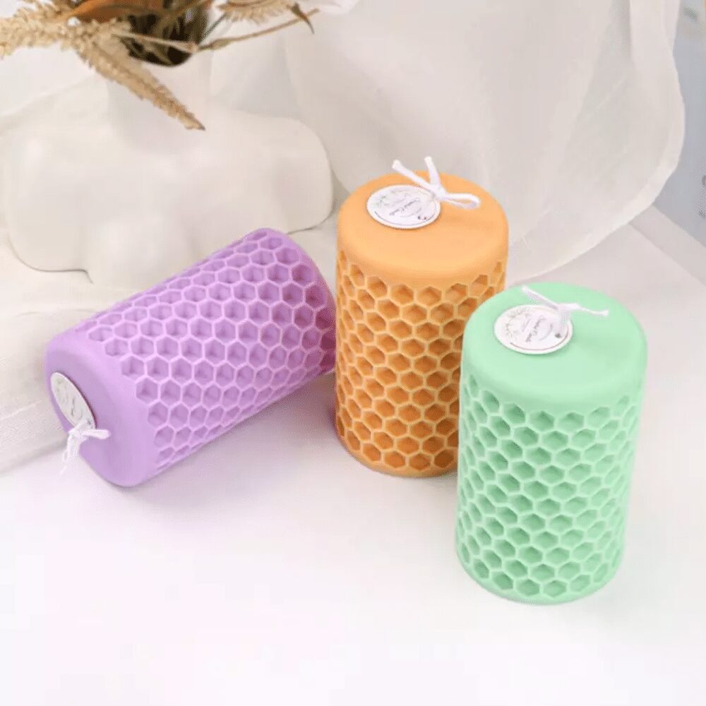 Kaars mal - Honingraat Cilinder L - Afbeelding 4