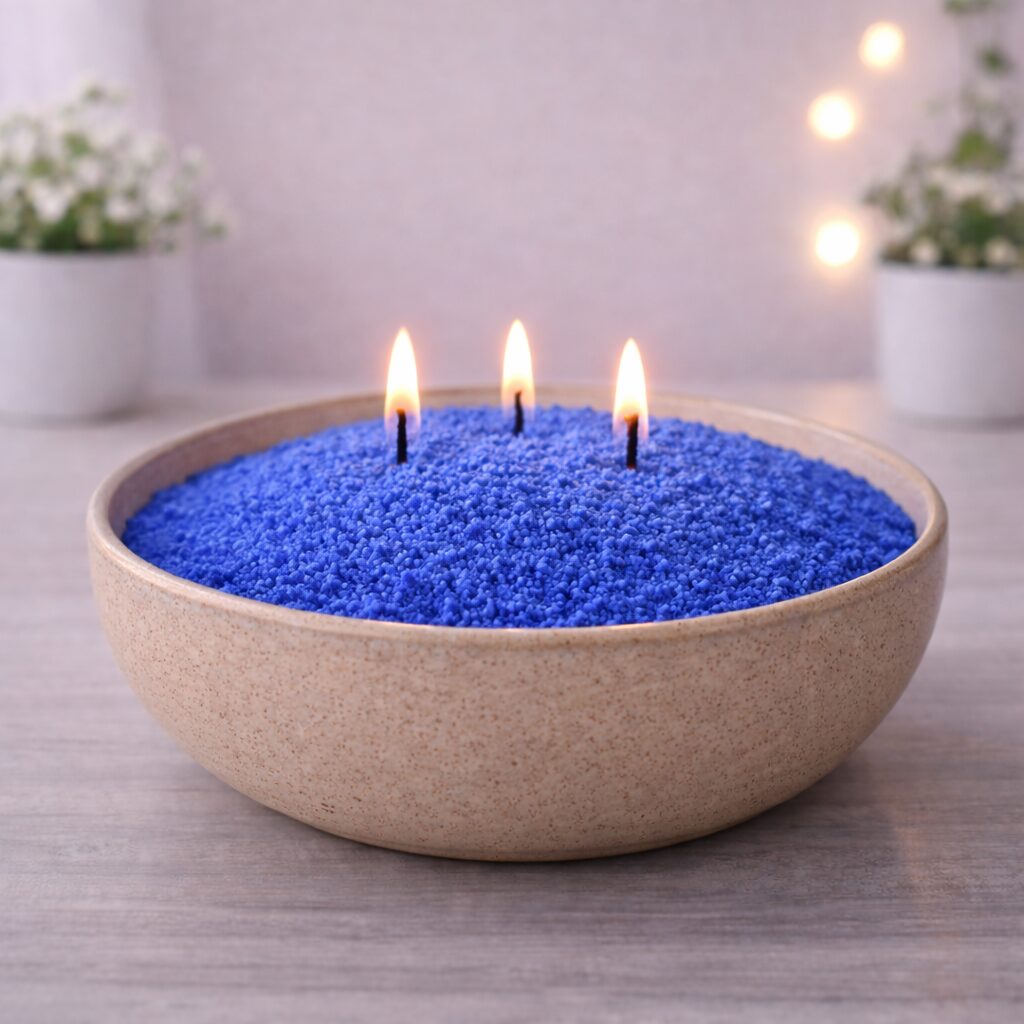 ZoëZo® Kaarsenzand Saffier Blauw - Afbeelding 2