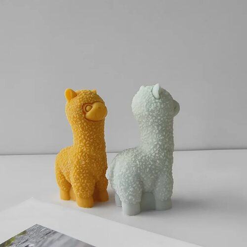 Kaars mal - Alpaca - Afbeelding 3