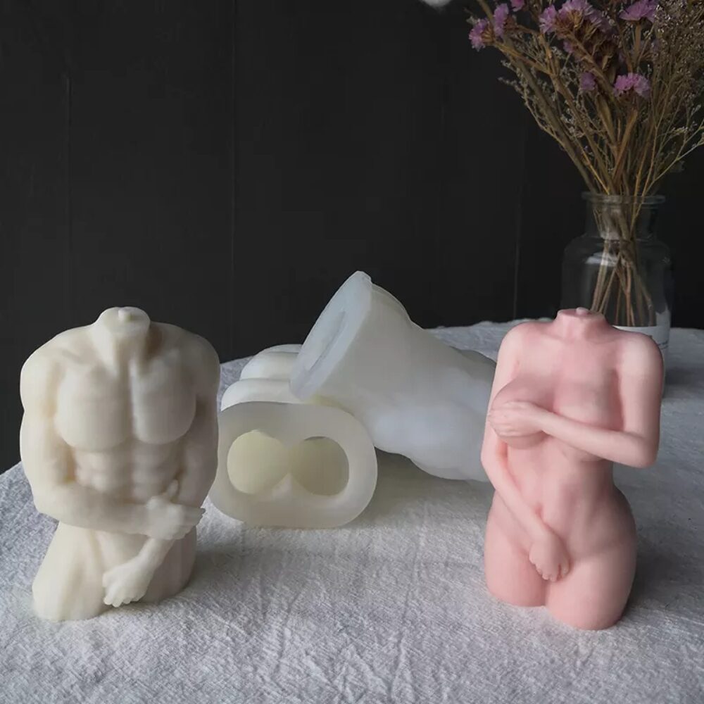 Kaars mal - Man Torso - Afbeelding 3