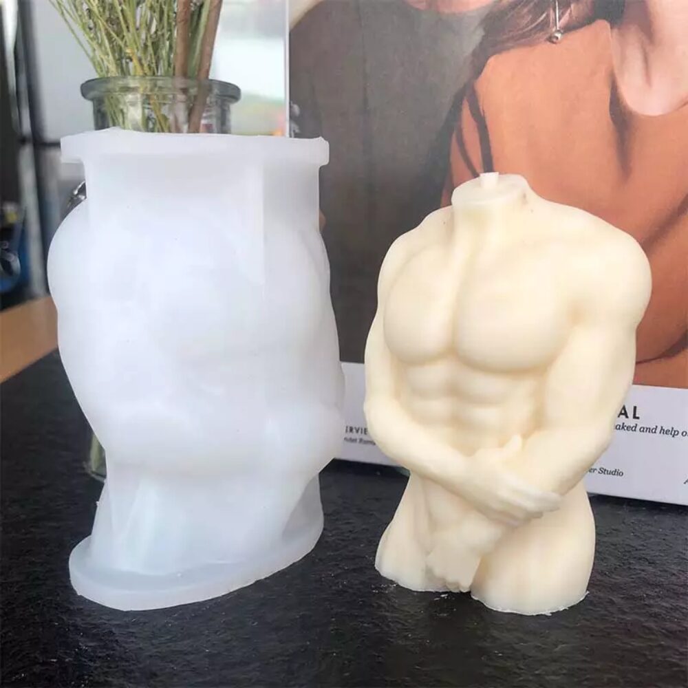 Kaars mal - Man Torso - Afbeelding 4