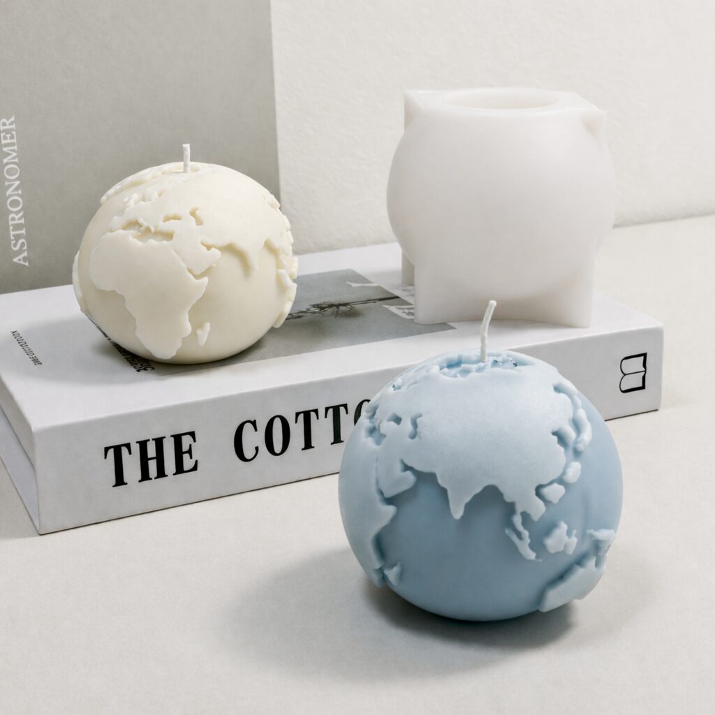 Kaars mal - Wereldbol - Afbeelding 3