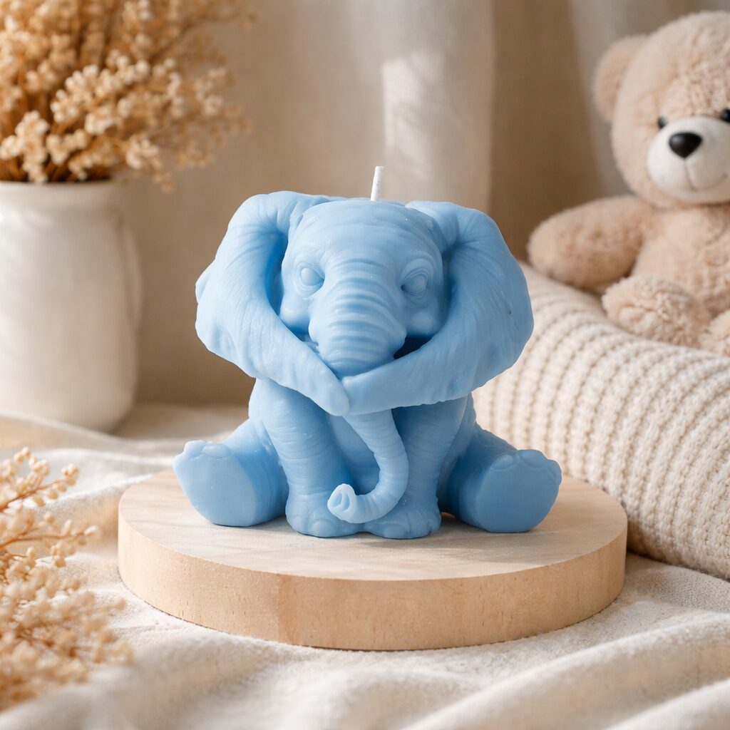 Kaars mal - Olifant - Afbeelding 3