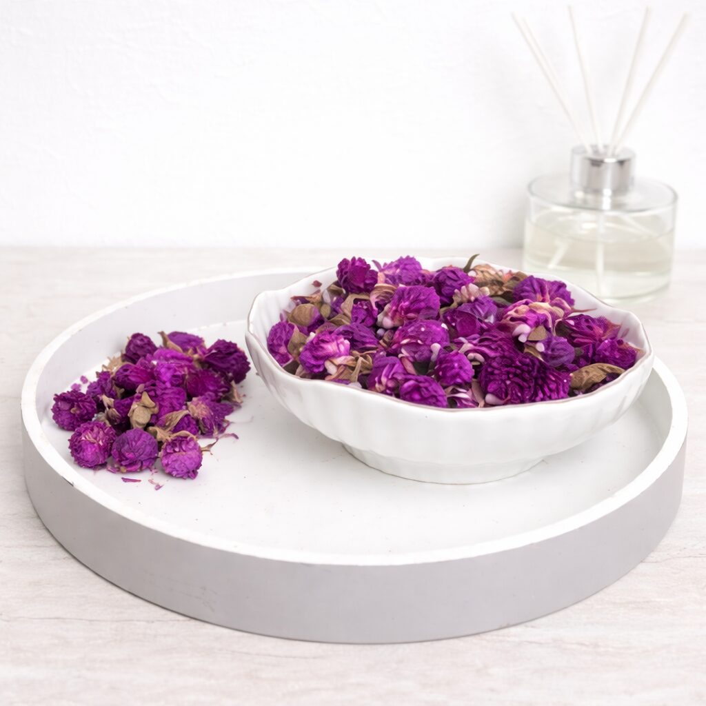 Gedroogde Gomphrena Bloemen - Afbeelding 2