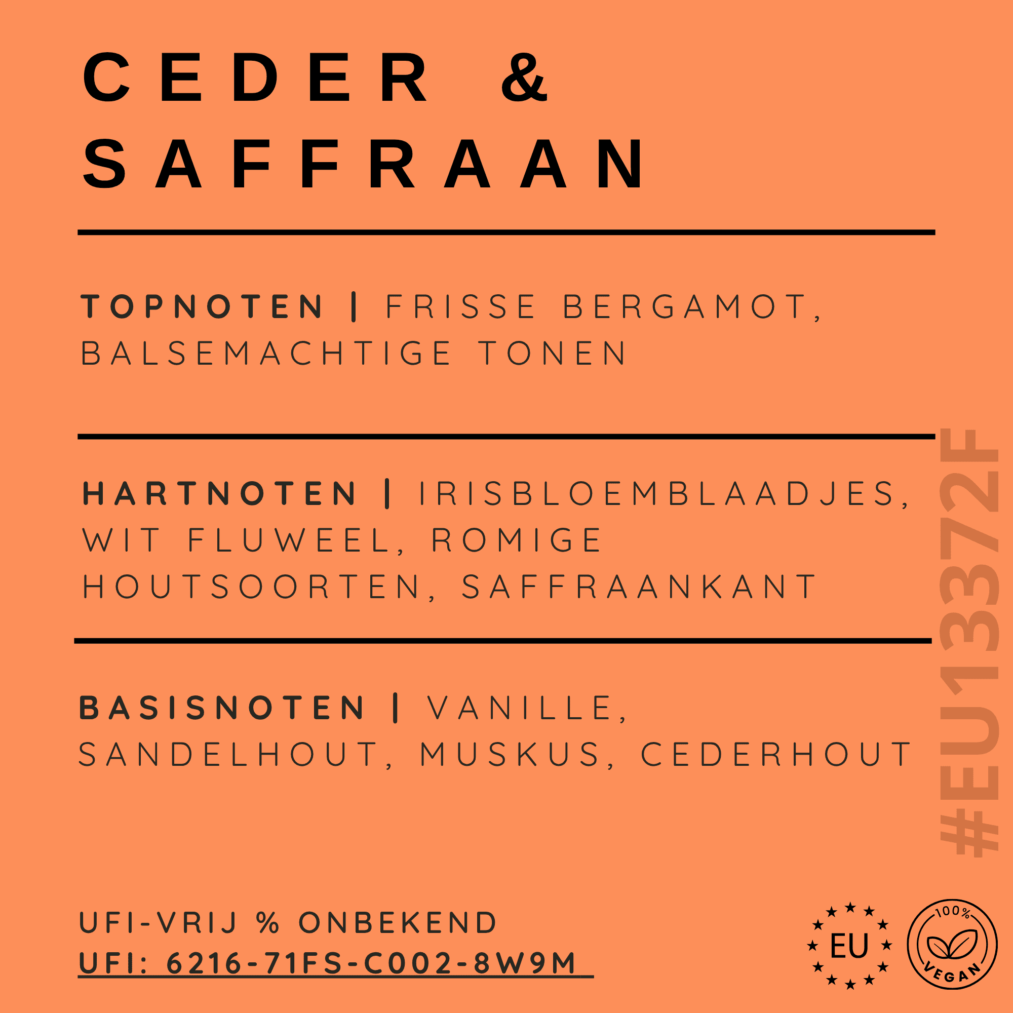 Geurolie Ceder & saffraan - Afbeelding 2