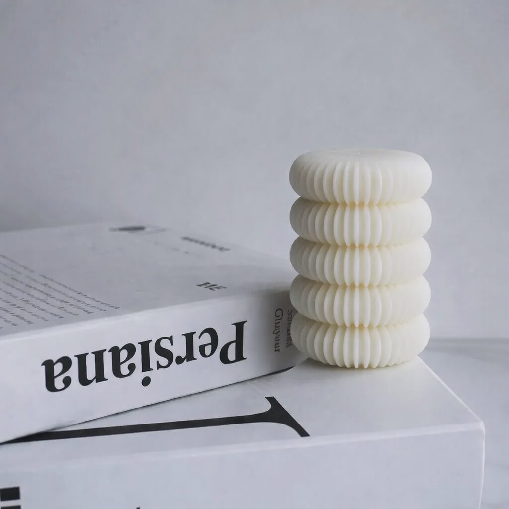 Kaars mal - Geometrisch Gestreept - Afbeelding 3