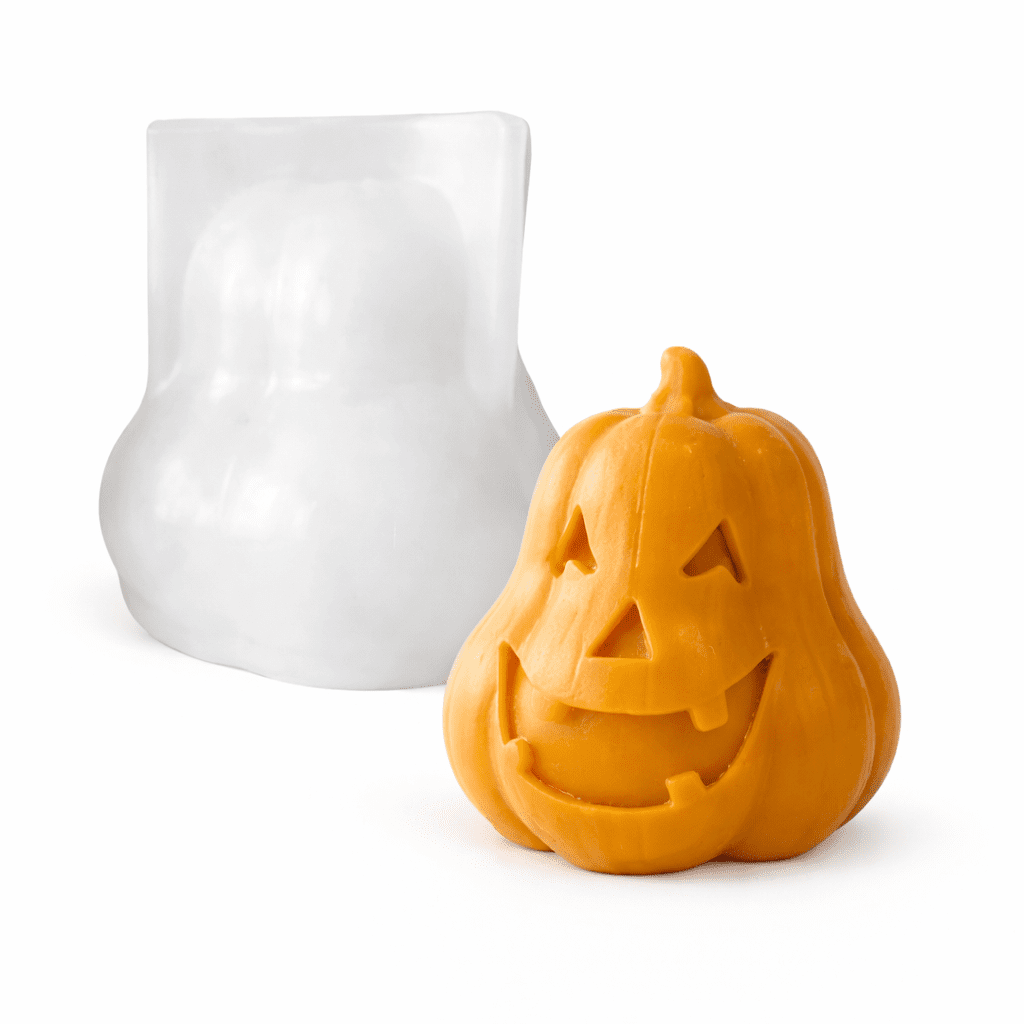 Kaars mal - Schedel Pompoen