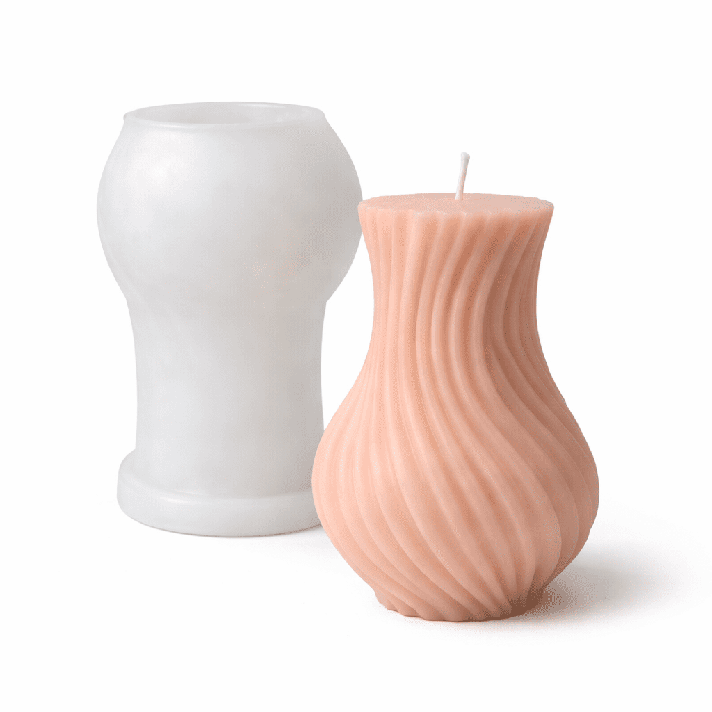 Kaars mal - Pilaar Geometrisch