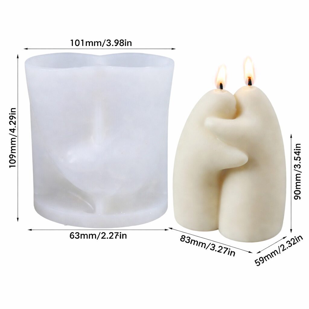 Kaars mal - Omhelzing - Afbeelding 2