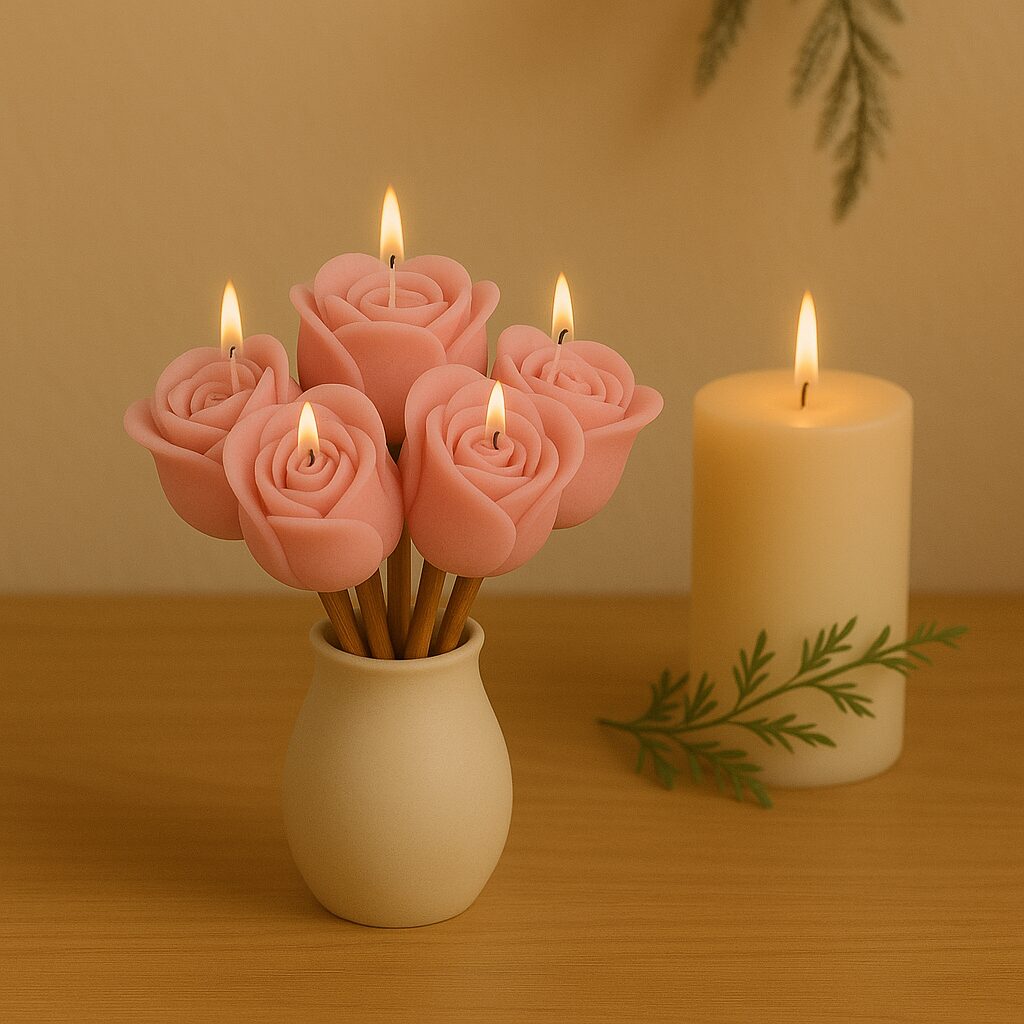 Kaars mal - Kleine Tulpen Set 3 Stuks - Afbeelding 4