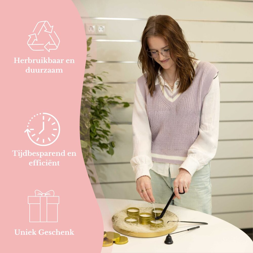 Starterset Kaarsen Maken - Smeltpan Set - Afbeelding 4