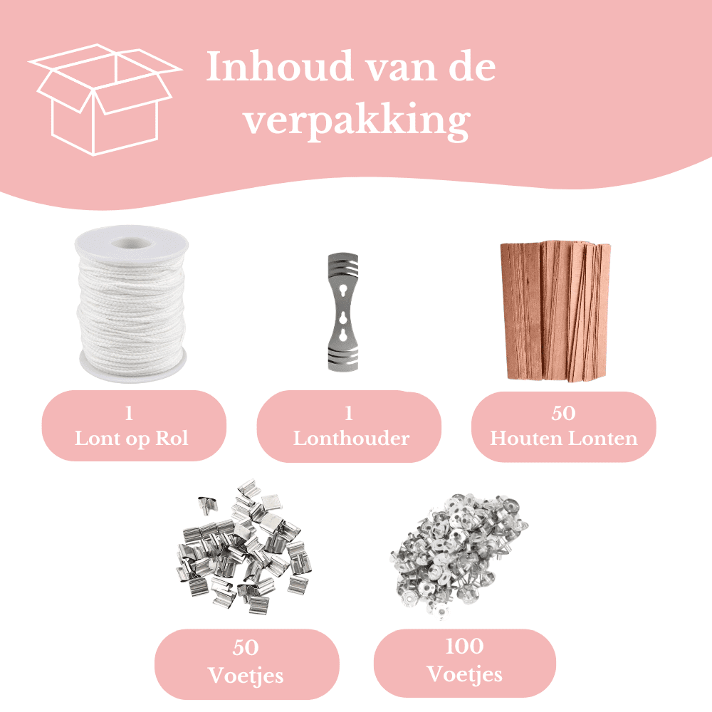 61M Kaarslonten Set - Afbeelding 3