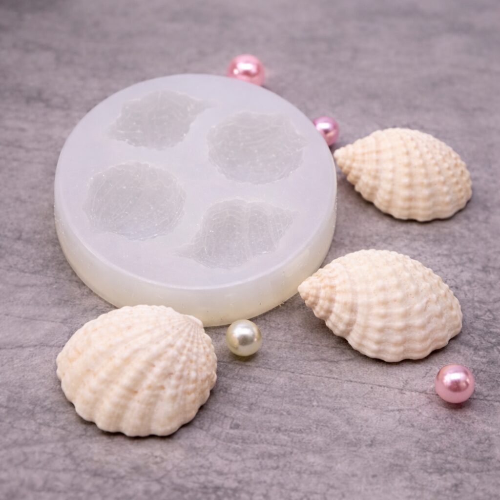 Kaars mal - Schelpen Mat - Afbeelding 3