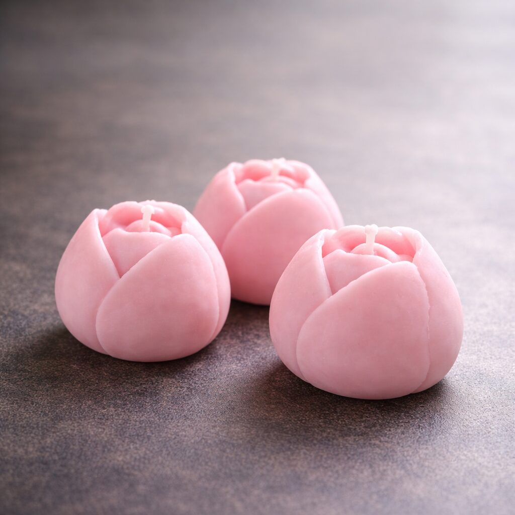 Kaars mal - Kleine 3D Tulpen Set 3 Stuks - Afbeelding 3