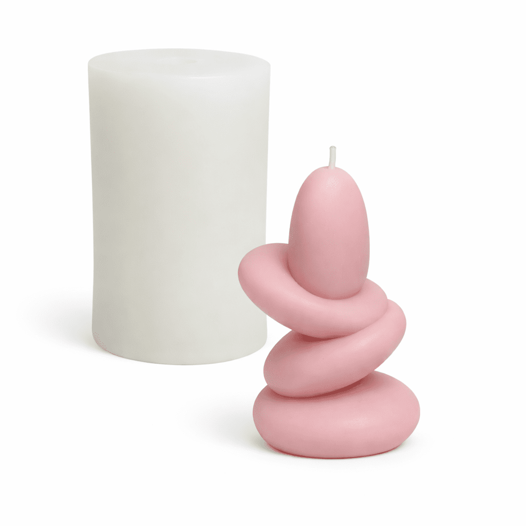 Kaars mal - Decoratieve steen