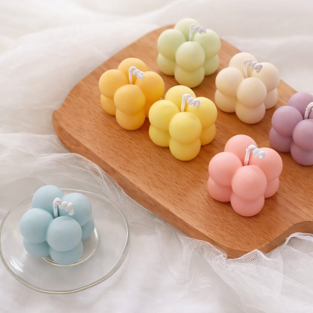 Kaars mal Mat - 15x Bubbel Klein - Afbeelding 4