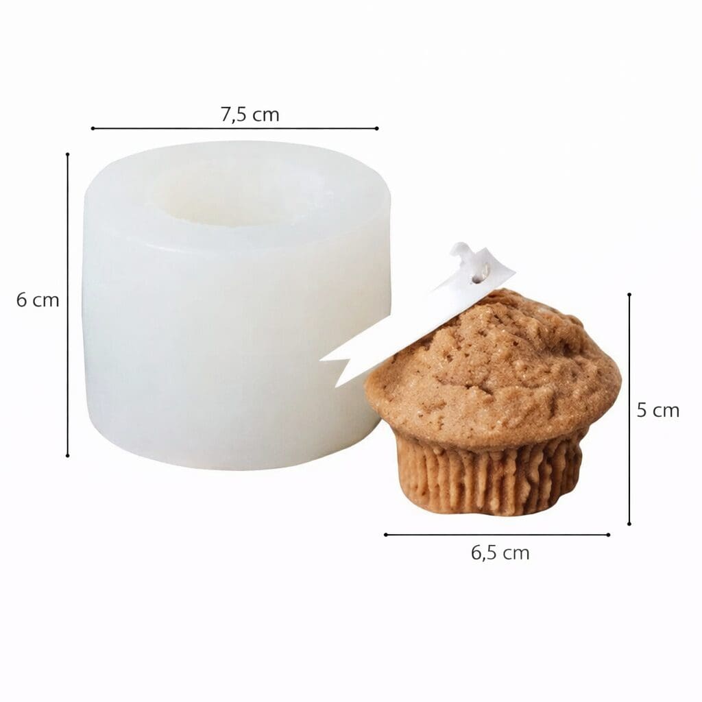 Kaars mal - Muffin - Afbeelding 2