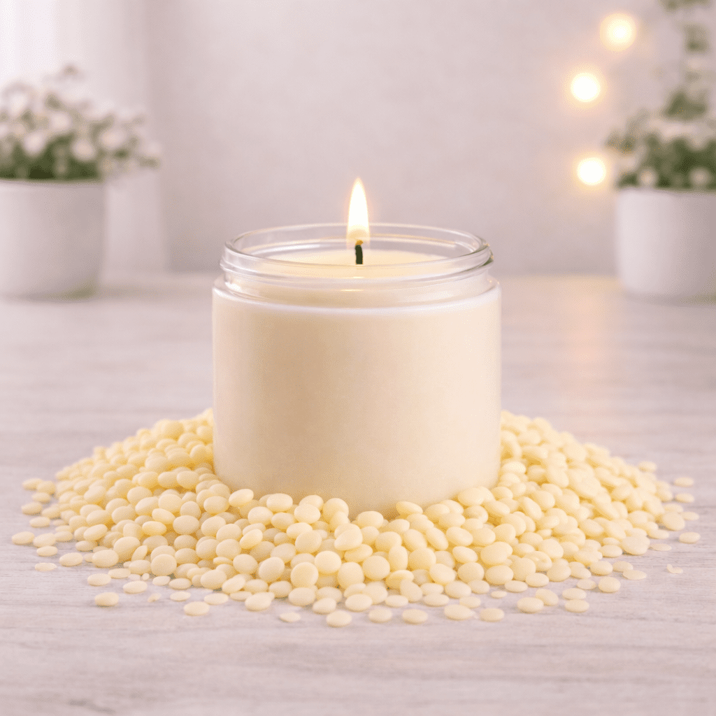 EcoShea – 100% Shea Olie Kaarsenwas Containerkaarsen - Afbeelding 2