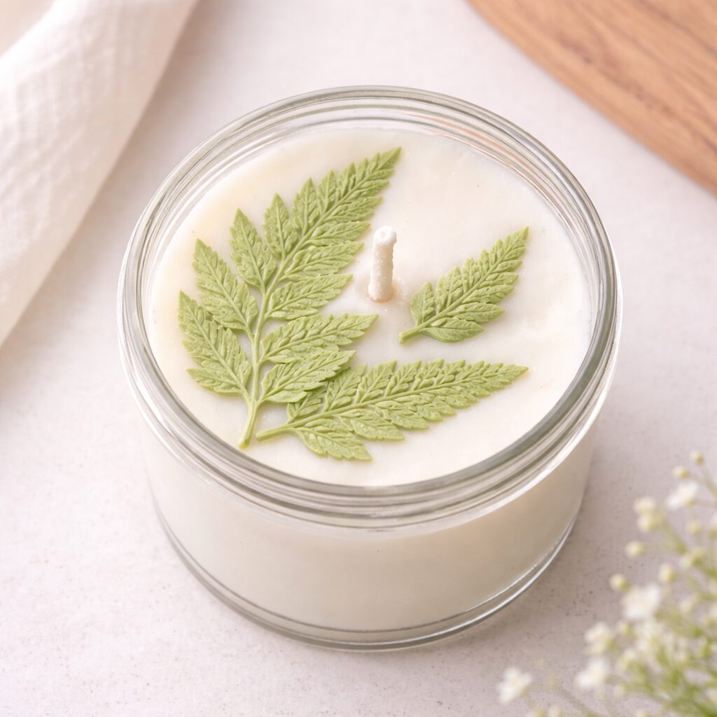 Kaars mal - Bladeren Mat - Afbeelding 3