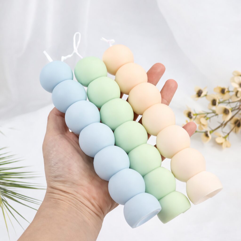 Kaars mal - Bolletjes Dinerkaars - Afbeelding 3