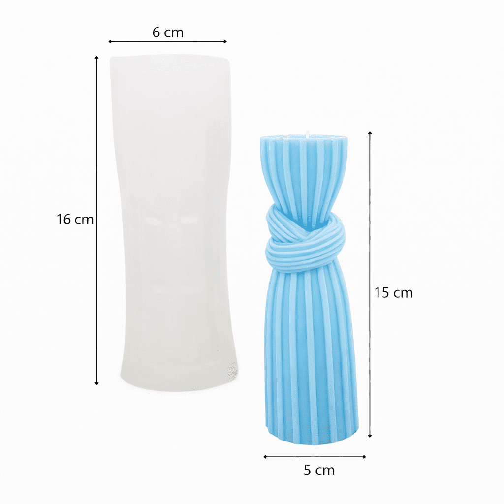 Kaars mal - Stompkaars Knoop - Afbeelding 2