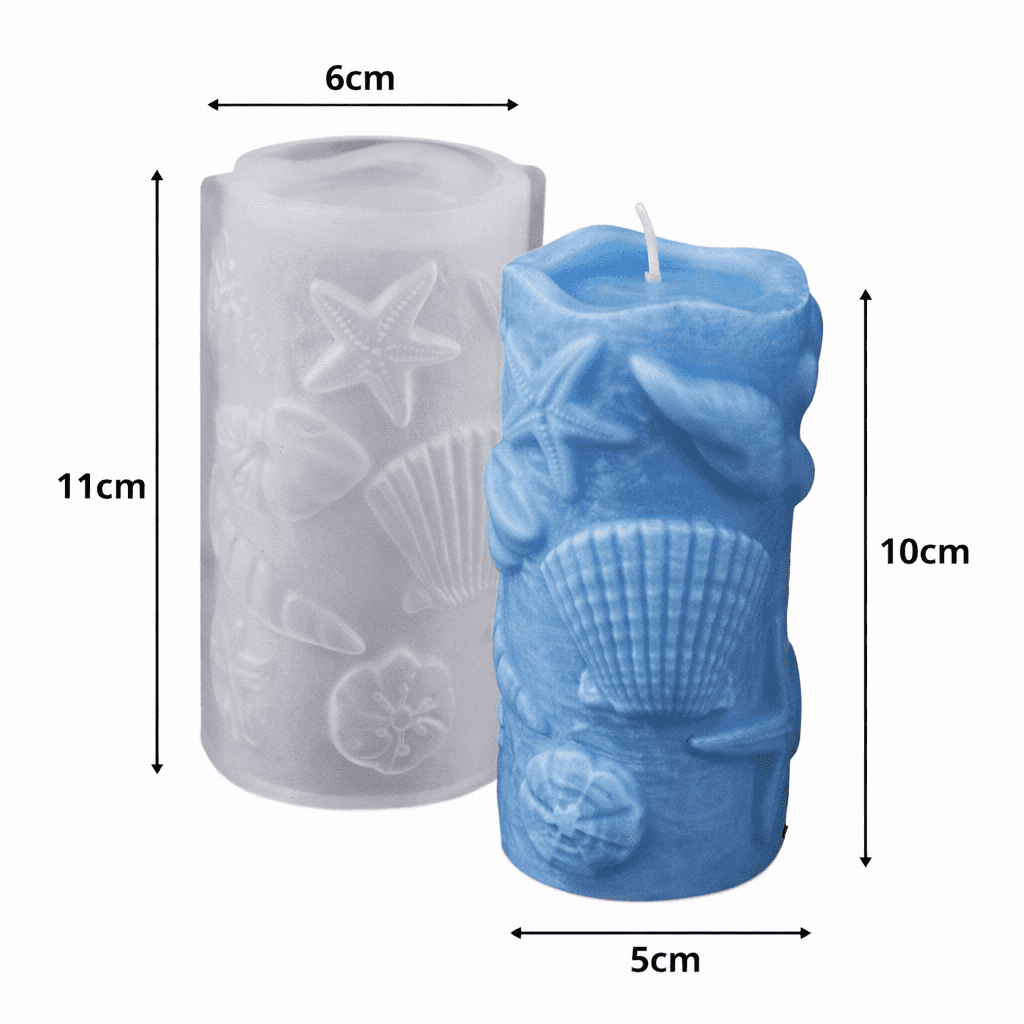 Kaars mal - Oceaan Cilinder - Afbeelding 2