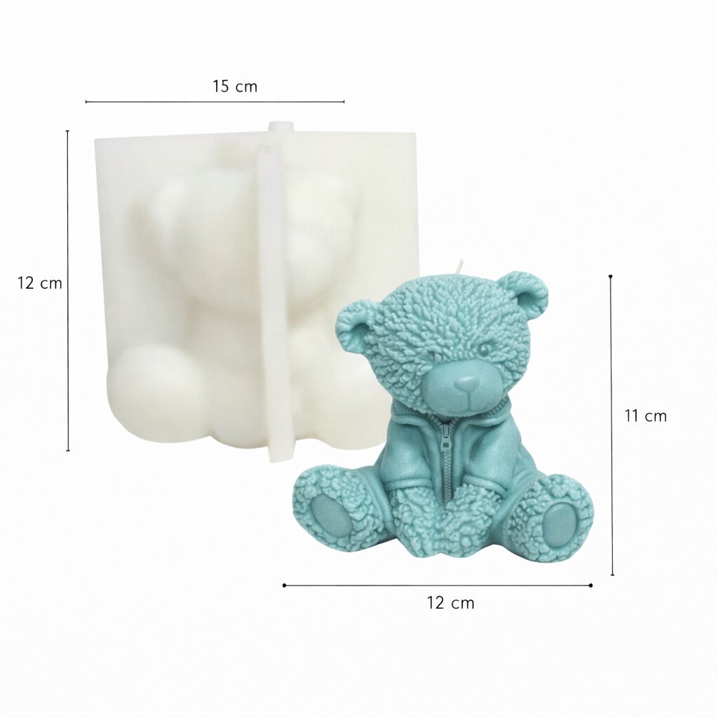 Kaars mal - Teddy Beer XXL - Afbeelding 2