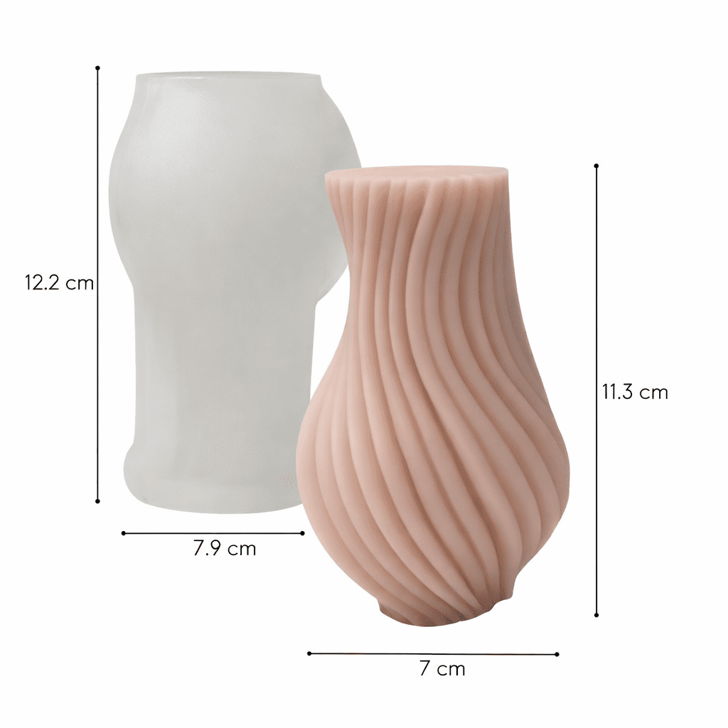 Kaars mal - Pilaar Geometrisch - Afbeelding 2