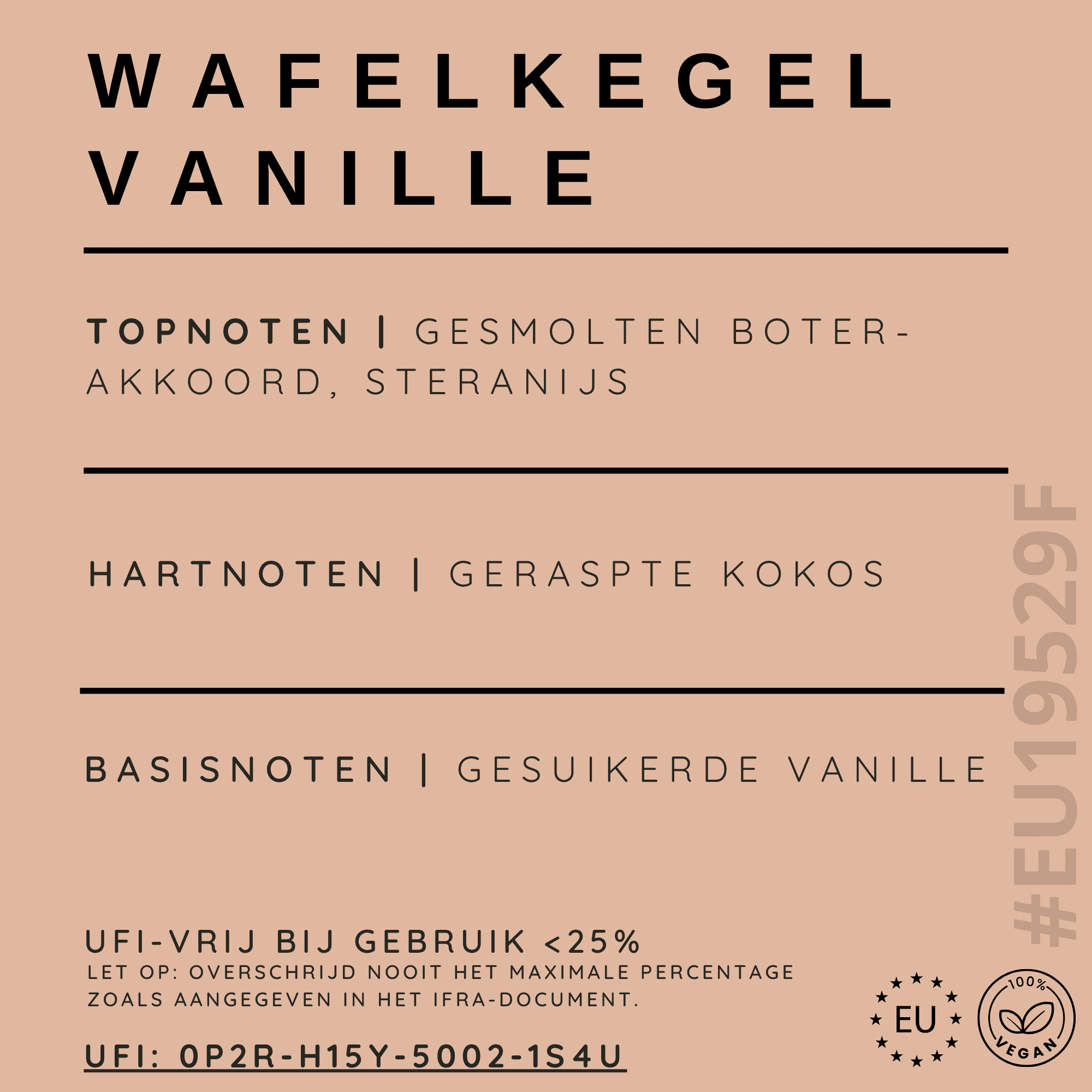 Geurolie Wafelkegel Vanille - Afbeelding 2
