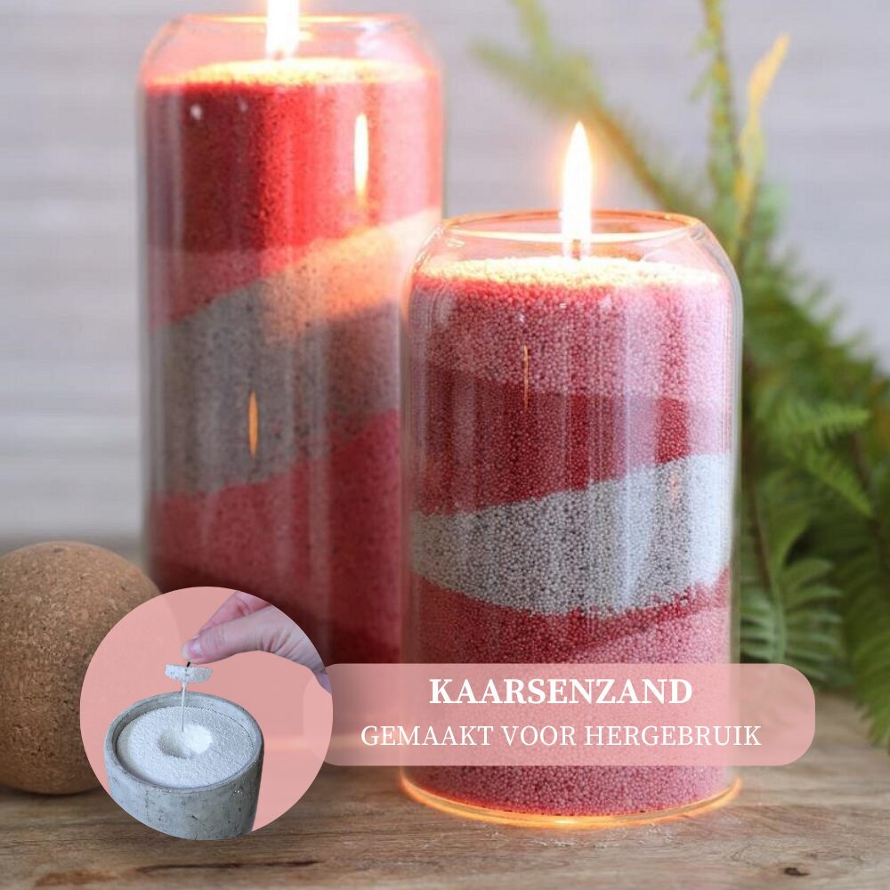 Kaarsenzand Bordeaux - Afbeelding 3