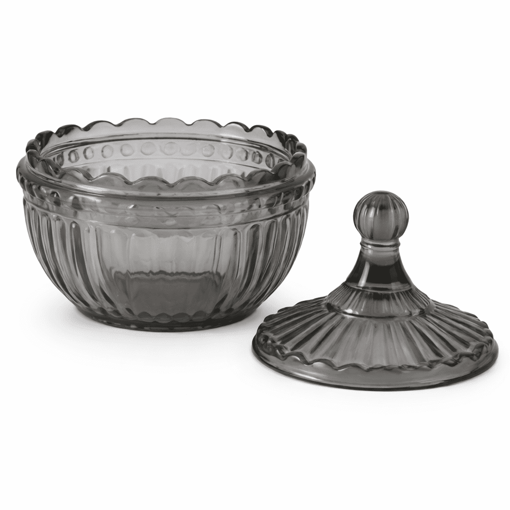 Kaars Potten - Glas Antraciet