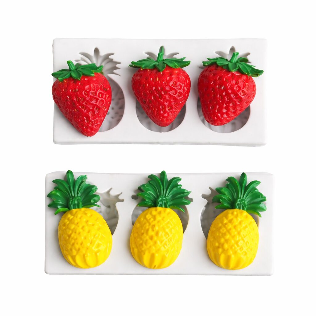 Kaars mal - Aardbeien & Ananas - Afbeelding 3