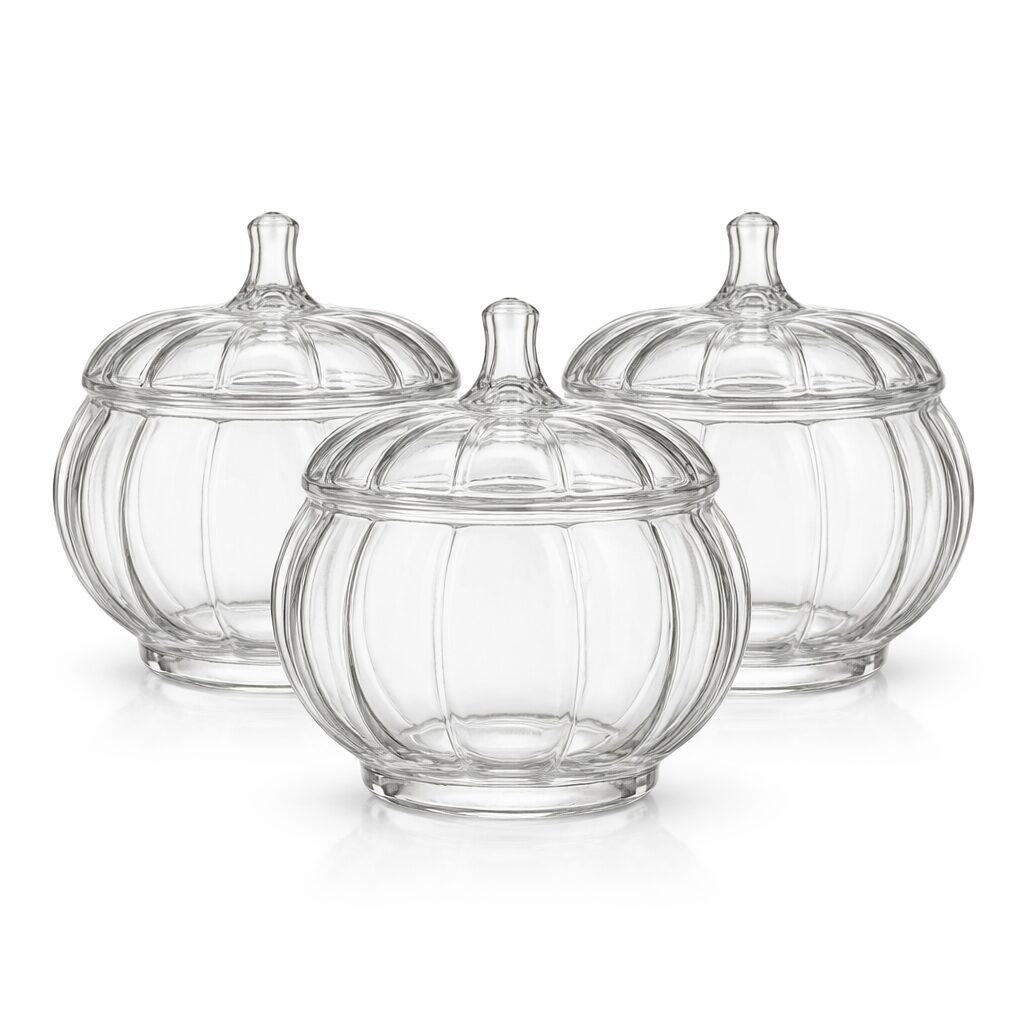 Kaars Potten - Glas Pompoen